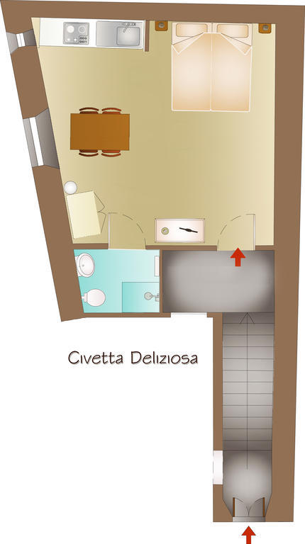 Le Residenze Ristori Appartement Cortona Kamer foto